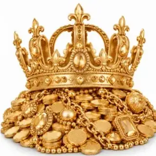 Gold treasure pile — SpeedAU