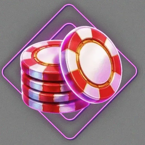 Poker table with cards
