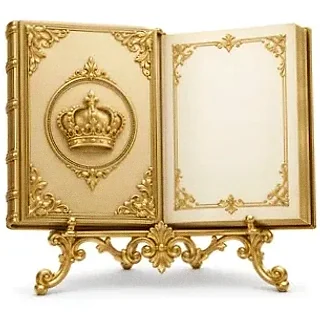 Ornate open book — SpeedAU
