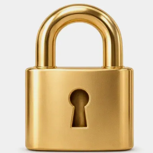 Metal padlock — SpeedAU